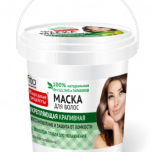Maska do Włosów Pokrzywowa Wzmacniająca Włosy, Głęboko Nawilżająca Fitokosmetik 155 ml.