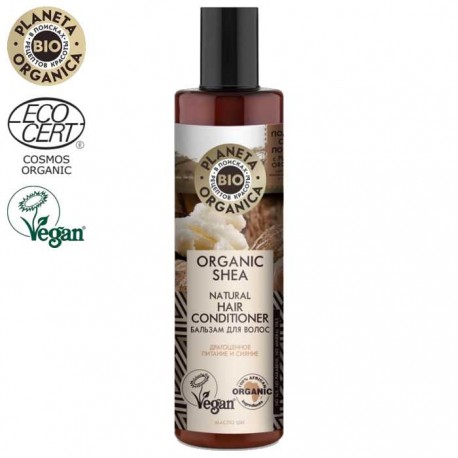 Naturalny balsam do włosów ORGANIC SHEA Głębokie Odżywienie i Regeneracja 280 ml Planeta Organica