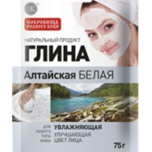 Intensywnie Nawilżająca Ałtajska Biała Glinka Kosmetyczna Fitokosmetik 75g