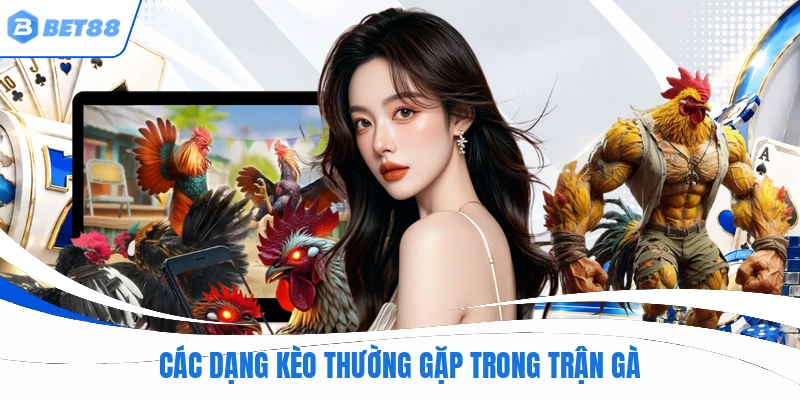 Các dạng kèo thường gặp trong trận gà